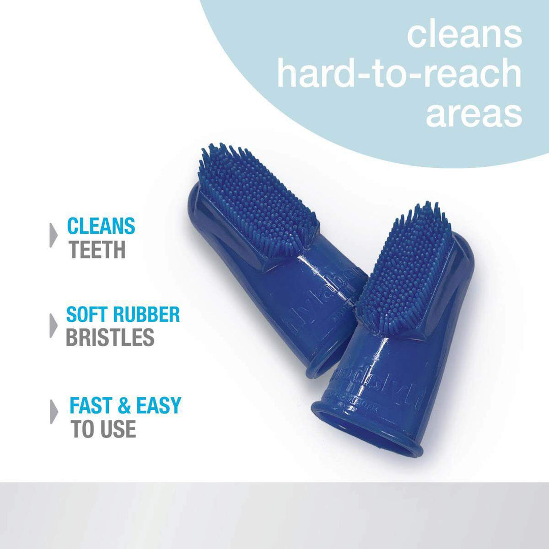 Nylabone doigtier en silicone pour le brossage des dents