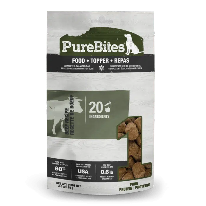 PureBites recette lyophilisée Boeuf