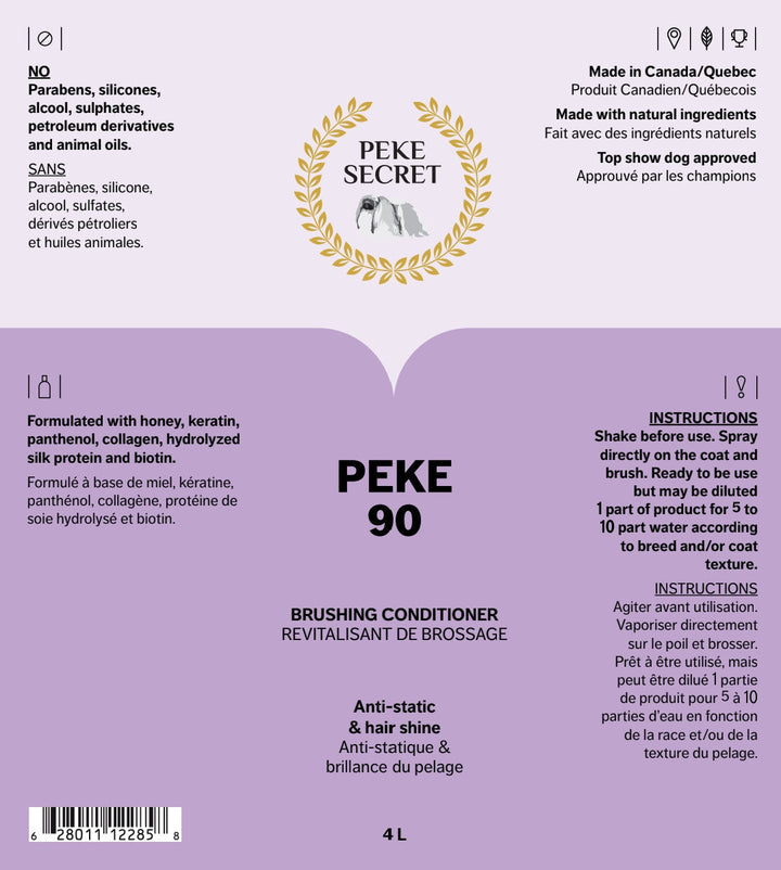 Peke Secret revitalisant de brossage Peke 90 250 ml