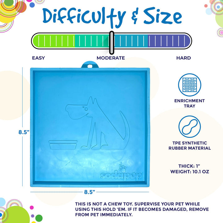 SodaPup plateau antidérapant à ventouses Hold'em Etray