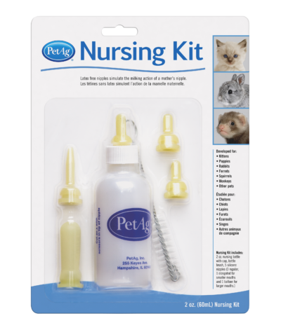 PetAg trousse d'allaitement avec biberon 60 ml