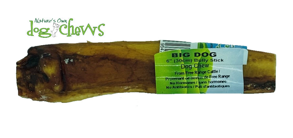 Nature's Own bâton de boeuf Bully Stick Big Dog Jumbo 6''
