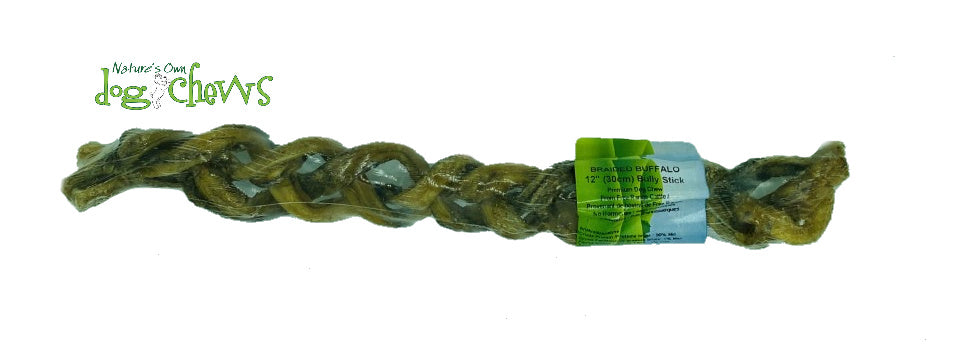 Nature's Own tresse de bully de buffle 12''