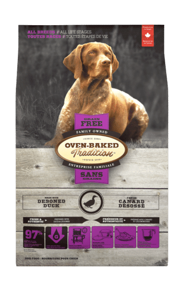 Oven-Baked Tradition nourriture sèche pour chiens Canard sans grains            ** NOURRITURE SÈCHE NON VENDUE EN LIGNE **