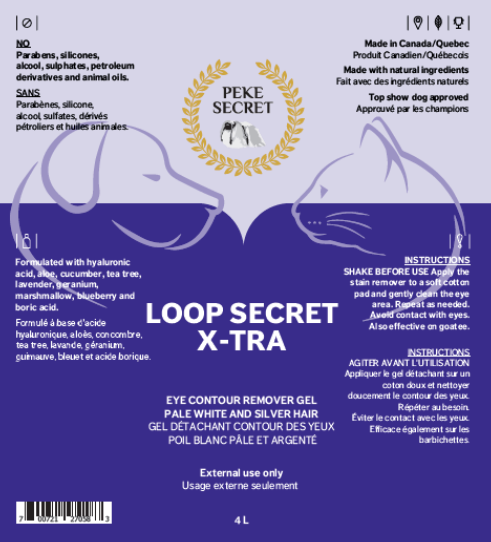 Peke Secret gel détachant contour des yeux Loop Secret X-Tra 60 ml