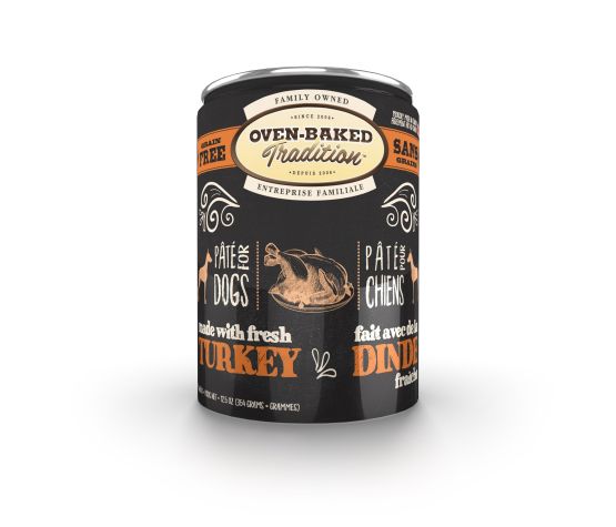 Oven-Baked Tradition nourriture humide pour chiens Pâté de dinde 340g