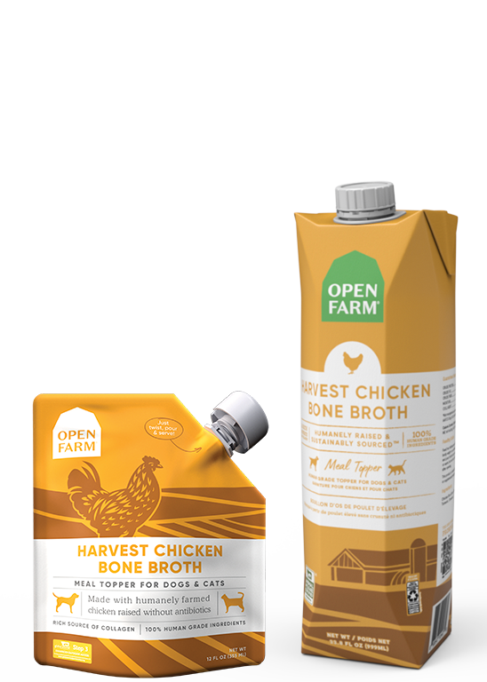 Open Farm bouillon d'os pour chiens et chats Poulet