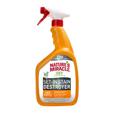 Nature's Miracle destructeur de taches et d'odeurs Formule pour chiens Oxy 946 ml