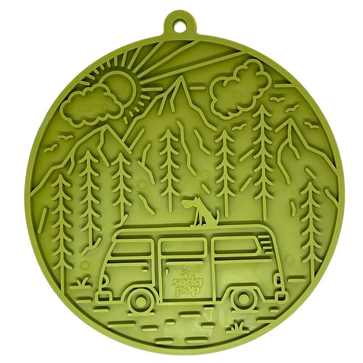 SodaPup tapis à lécher avec ventouses Camp