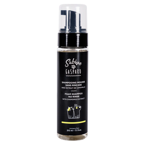 Sabine et Gaspard shampoing mousse sans rinçage 210 ml