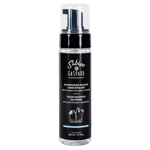 Sabine et Gaspard shampoing mousse sans rinçage 210 ml