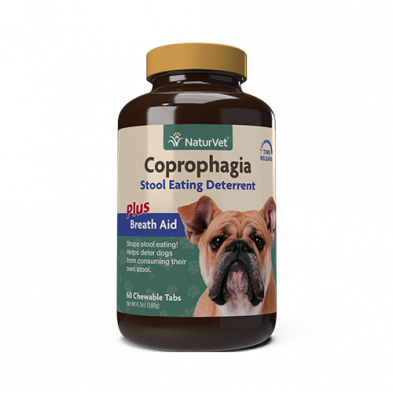 NaturVet supplément contre la coprophagie avec rafraîchissant d'haleine
