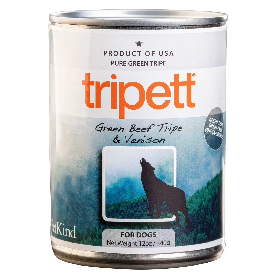 PetKind Tripett tripes vertes de boeuf et cerf 396g