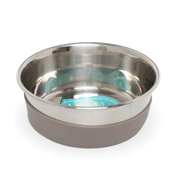 Messy Mutts bols en acier inoxydable et base en silicone