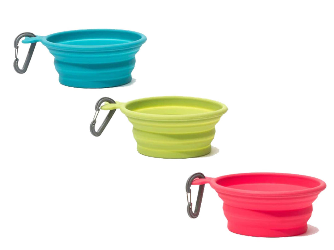 Messy Mutts bol de voyage en silicone rétractable 3 tasses