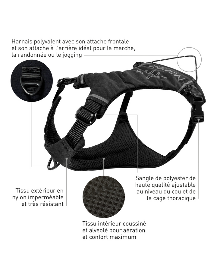 Nahak harnais polyvalent pour petits chiens