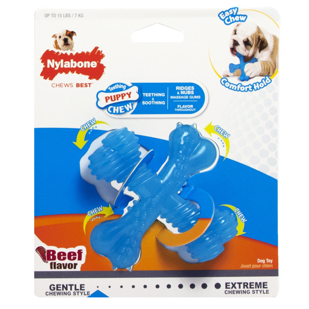 Nylabone jouet à gruger pour chiots Puppy Chew X Bone