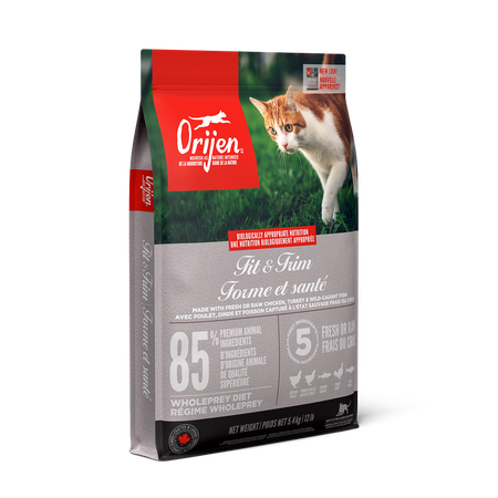 Orijen nourriture sèche pour chats Fit & Trim sans grains                ** NOURRITURE SÈCHE NON VENDUE EN LIGNE **