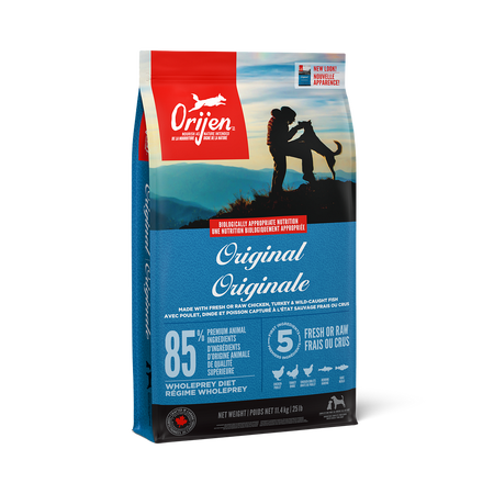 Orijen nourriture sèche pour chiens Originale sans grains 11.4 kg                        ** NOURRITURE SÈCHE NON VENDUE EN LIGNE **