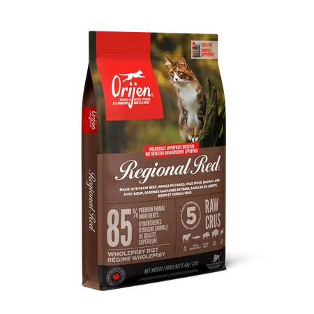 Orijen nourriture sèche pour chats Regional Red sans grains                 ** NOURRITURE SÈCHE NON VENDUE EN LIGNE **