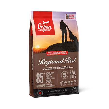 Orijen nourriture sèche pour chiens Regional Red sans grains                     ** NOURRITURE SÈCHE NON VENDUE EN LIGNE **