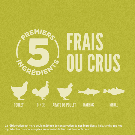 Orijen nourriture sèche pour chiens Sénior sans grains 11.4 kg                  ** NOURRITURE SÈCHE NON VENDUE EN LIGNE **