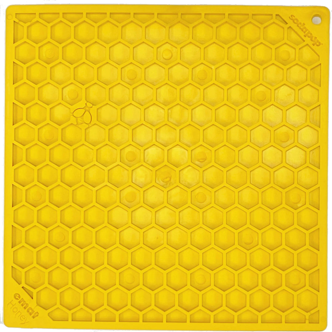 SodaPup tapis à lécher Honeycomb