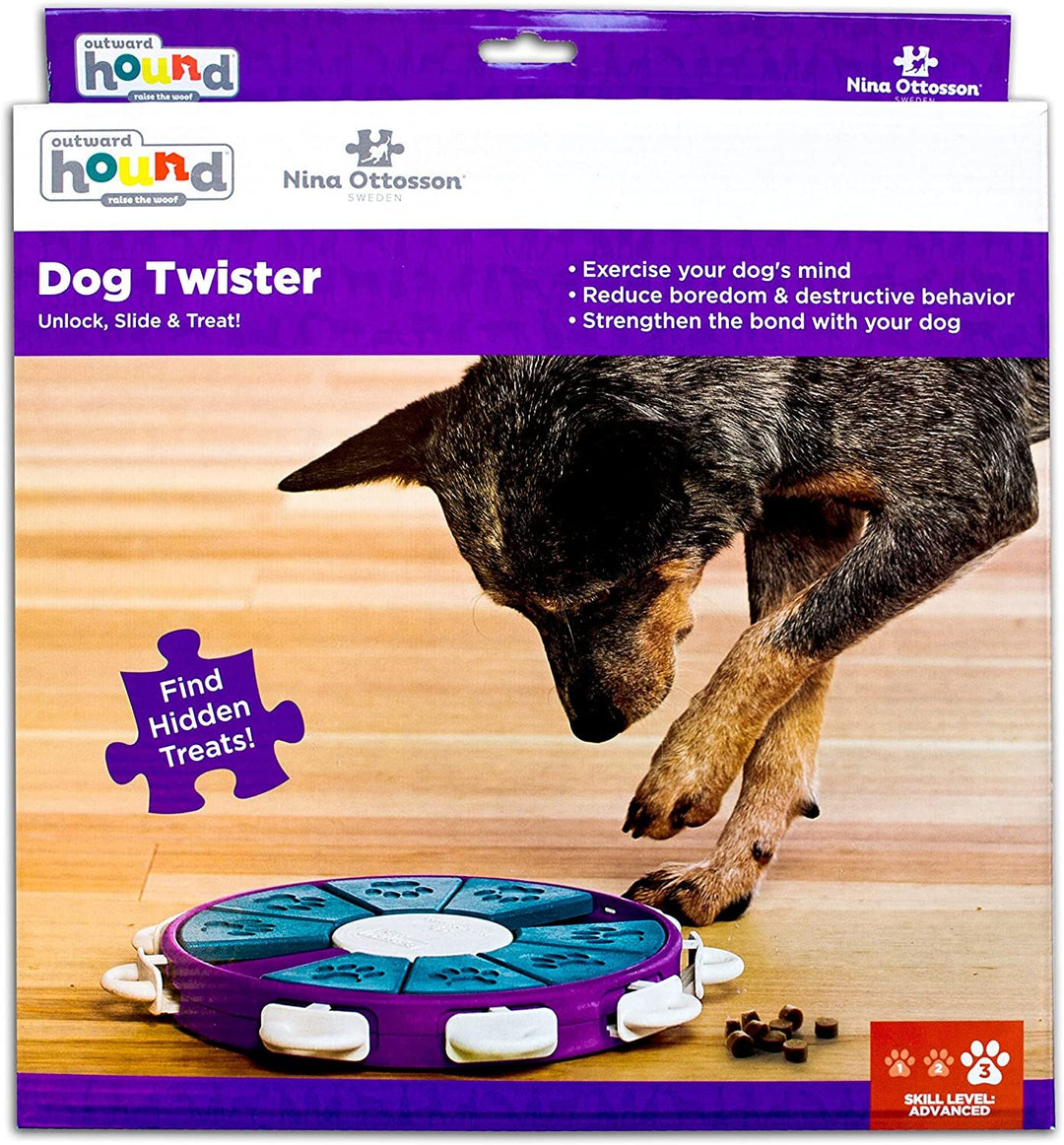 Outward Hound Nina Ottosson casse-tête interactif Dog Twister