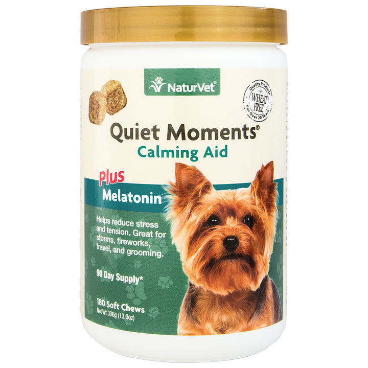 NaturVet supplément calmant Quiet Moments avec mélatonine