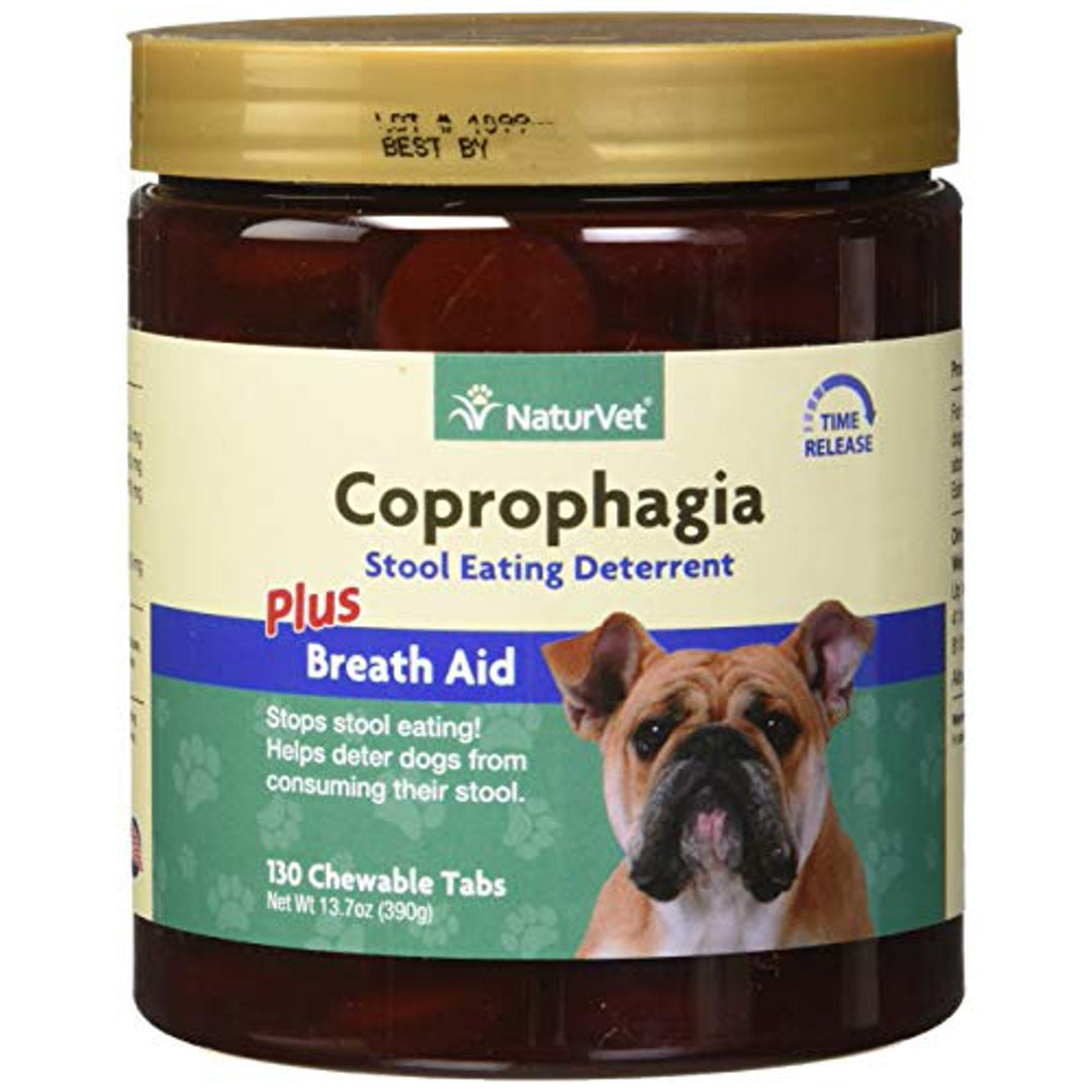 NaturVet supplément contre la coprophagie avec rafraîchissant d'haleine
