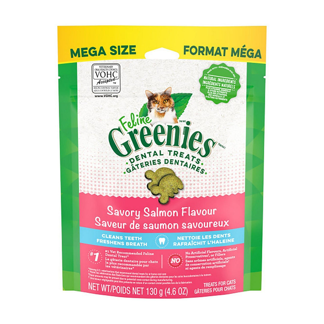 Greenies gâteries dentaires pour chat, saveur de saumon savoureux