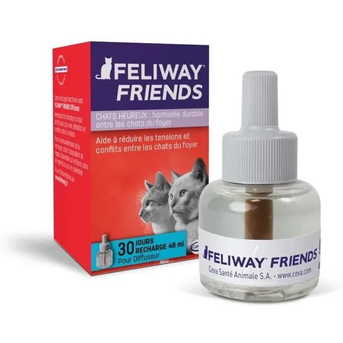 Feliway Friends recharge de 30 jours pour diffuseur 48 ml Boutique Dggo Feliway Friends recharge de 30 jours pour diffuseur 48 ml Boutique Dggo