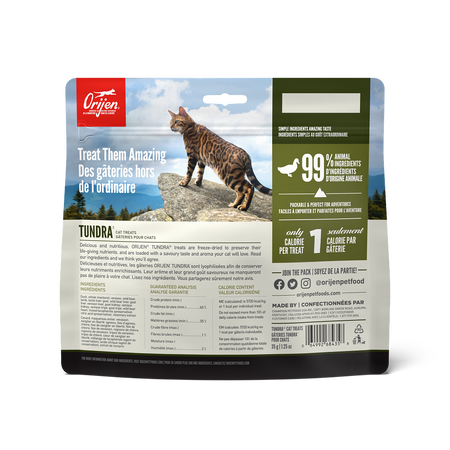 Orijen gâterie lyophilisée pour chats Toundra 35g