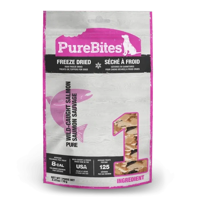 PureBites gâterie pour chiens Saumon 70g