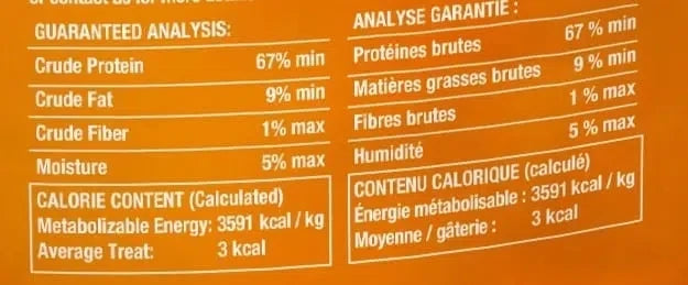 PureBites gâterie pour chiens Foie de canard séché 74g