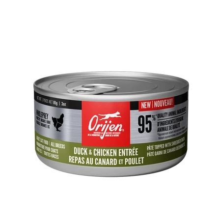 Orijen nourriture humide pour chats Repas Canard et Poulet