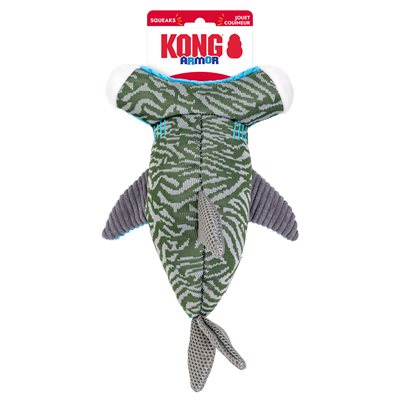 Kong peluche durable pour chiens Armor requin-marteau