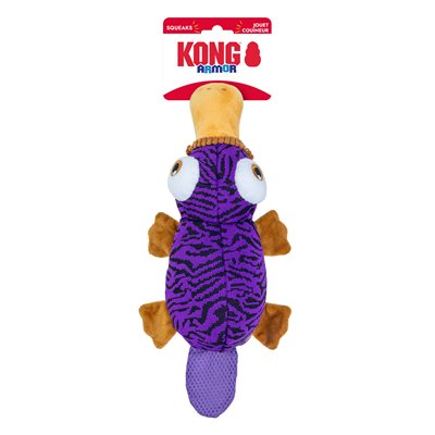 Kong peluche durable pour chiens Armor ornithorynque