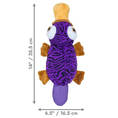 Kong peluche durable pour chiens Armor ornithorynque
