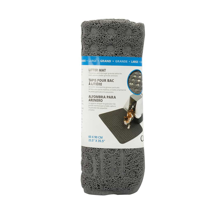 Catit tapis pour bac à litière gris