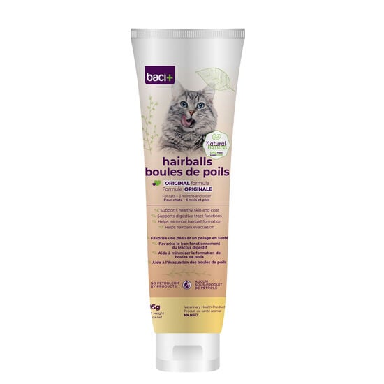 Baci+ traitement des boules de poils pour chats 85g