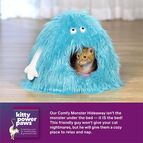 Prevue Hendryx Pet Products lit pour chat Comfy Monster