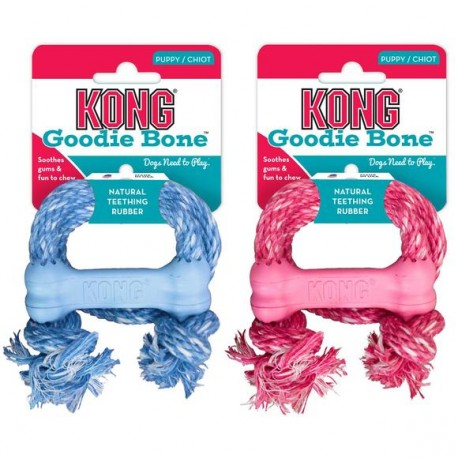 Kong Goodie Bone corde et os en caoutchouc XS chiot