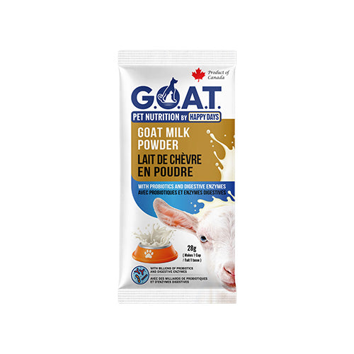 Happy Days lait de chèvre en poudre avec Probiotiques et enzymes 28g