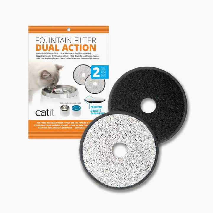 Catit filtres de rechange double action (paquet de 2)