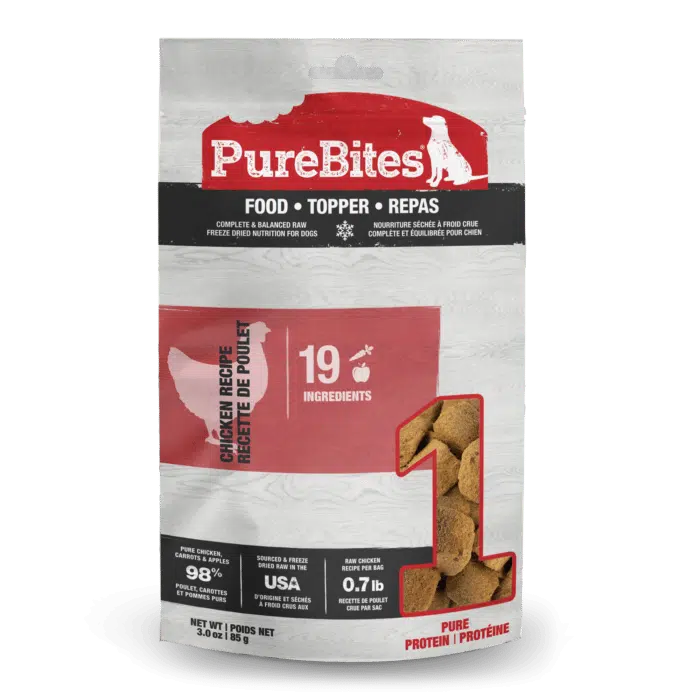 PureBites recette lyophilisée Poulet