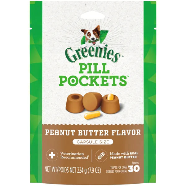 Greenies gâterie pour chiens Pill Pockets, saveur de beurre d'arachide