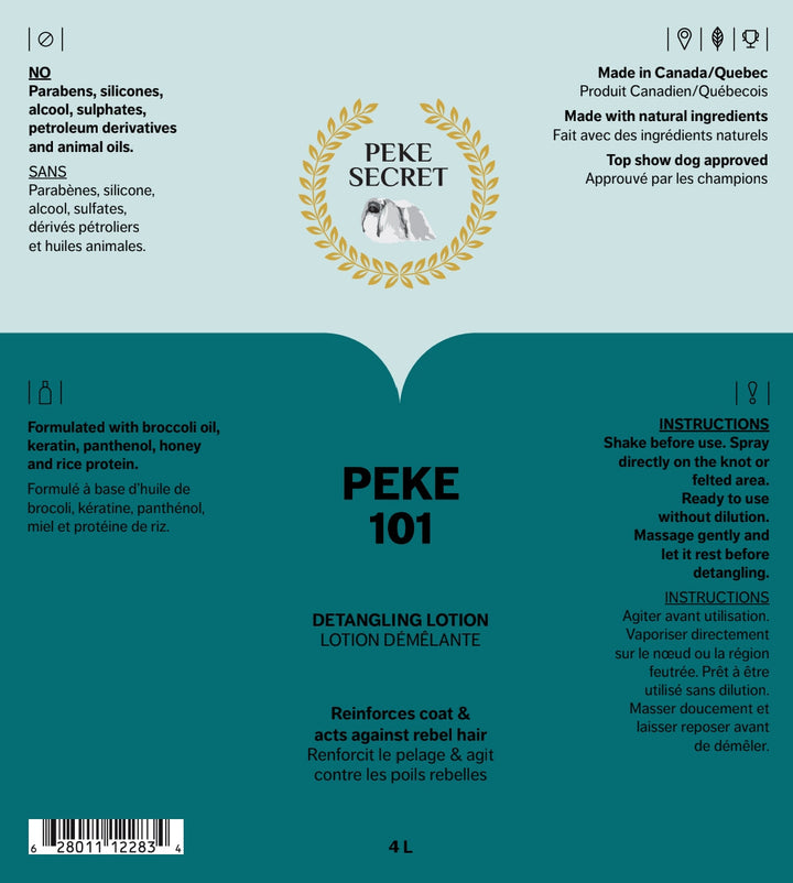 Peke Secret lotion démêlante Peke 101 250 ml