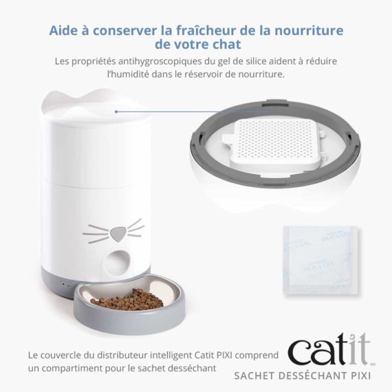 Catit sachets desséchants pour distributeurs de nourriture Pixi