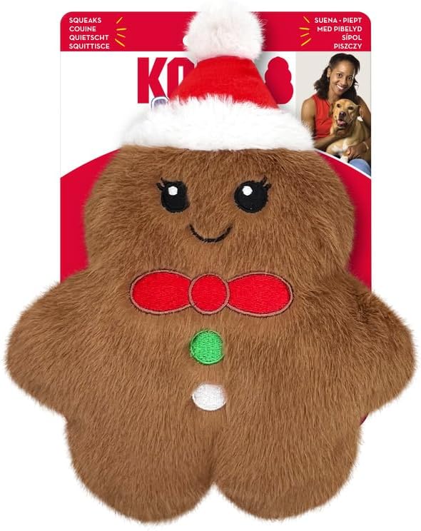 Kong Snuzzles peluche pour chiens édition de Noël Gingerbread